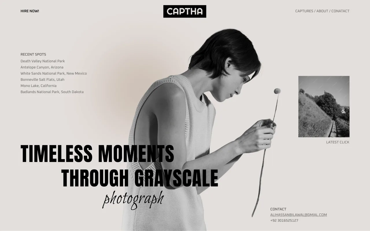 Captha — photography portfolio