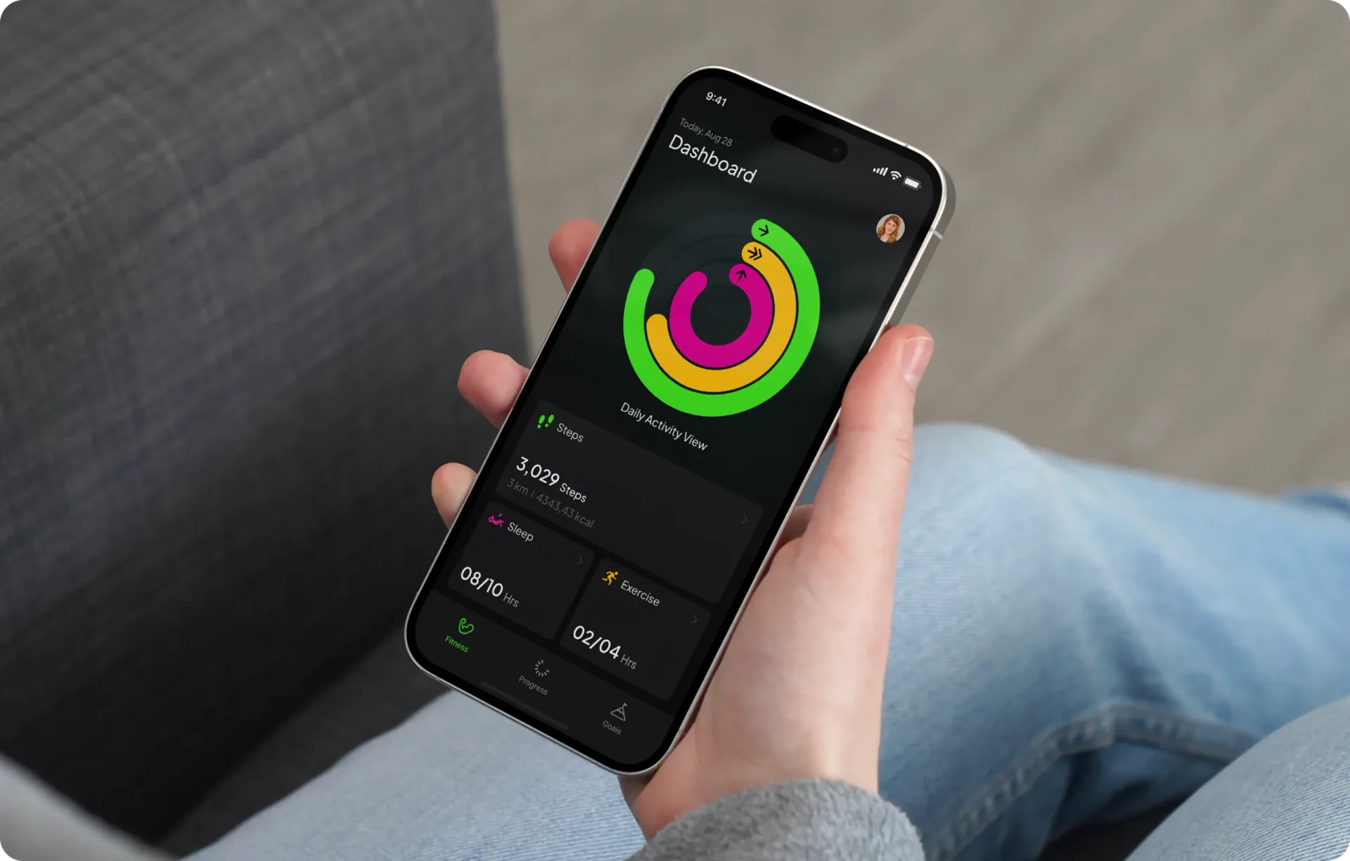 Fitness tracking app — Mobile app