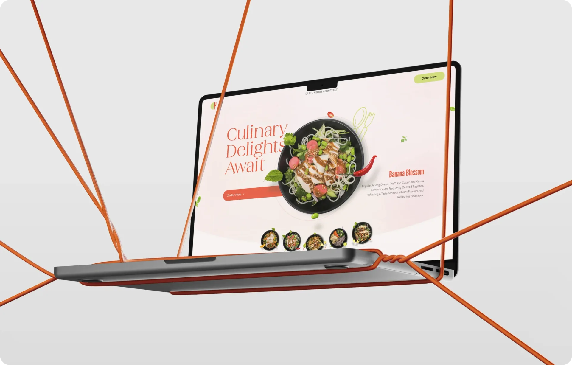 Food ordering website — Website