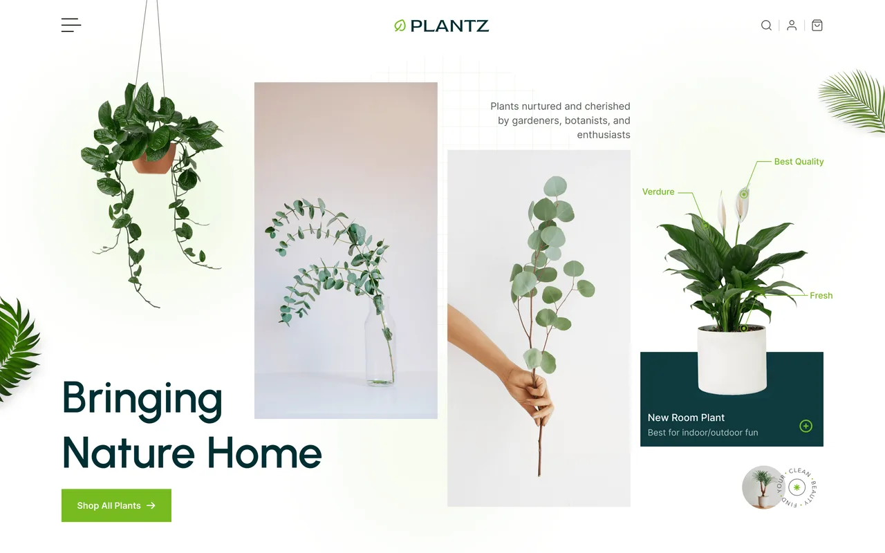 Plantz — plant store website
