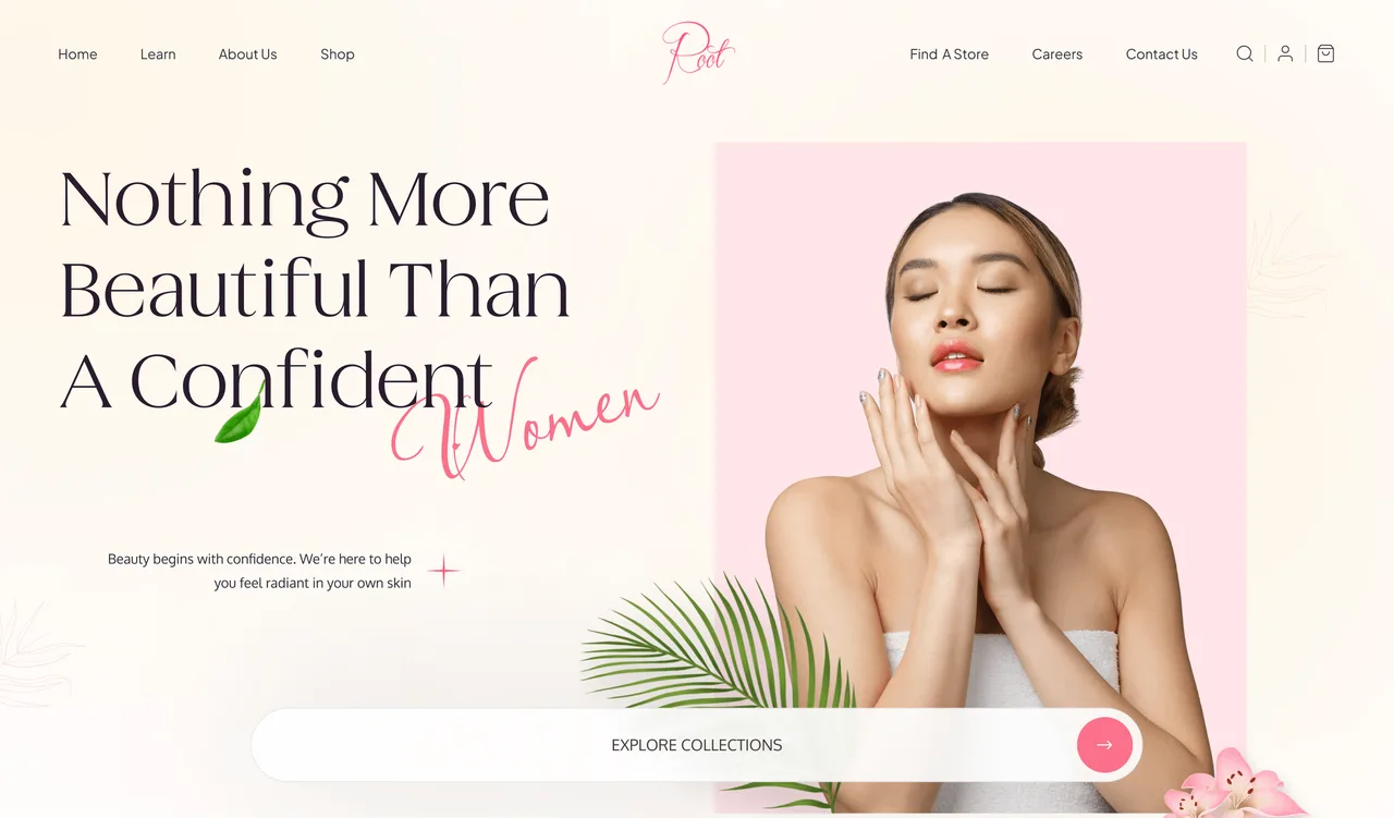 Root — skincare website