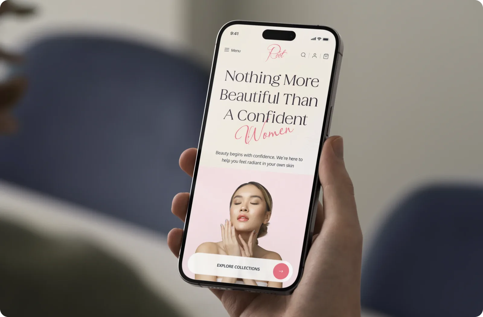 Skincare e-commerce — E-commerce, detail 2